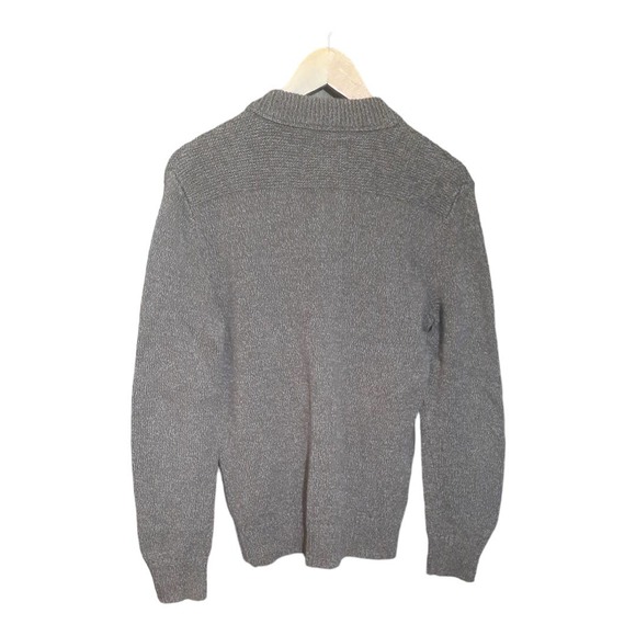 Eddie Bauer Mens Brown Two Button Knit Sweater Size Small - Picture 2 of 5